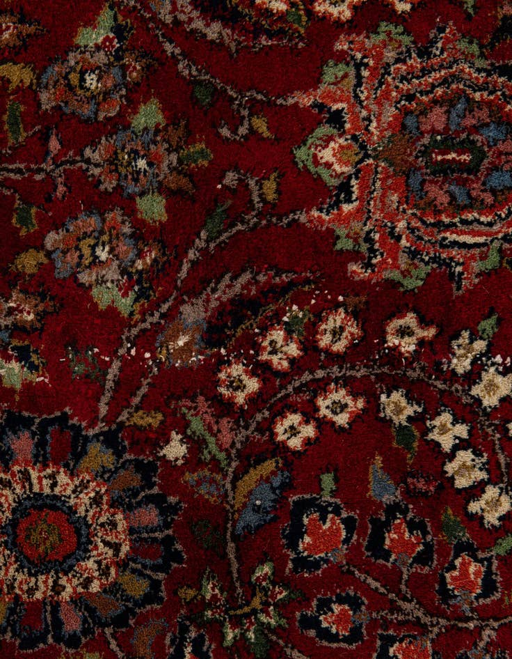 Detail image of  8' 3 x 11' 4  Hand Knotted Sarough Wool Rug