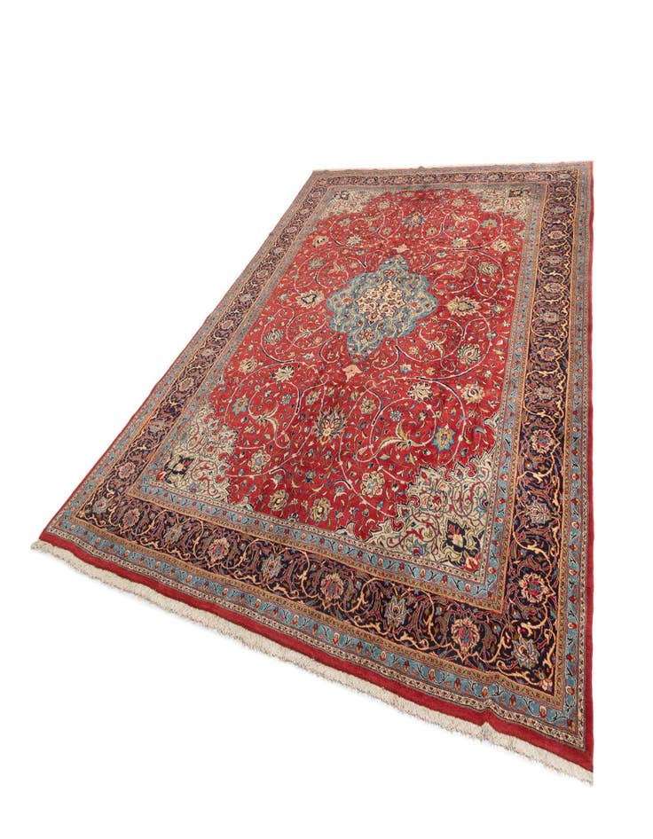 Detail image of  10' x 13' 3 Sarouk Wool Rug