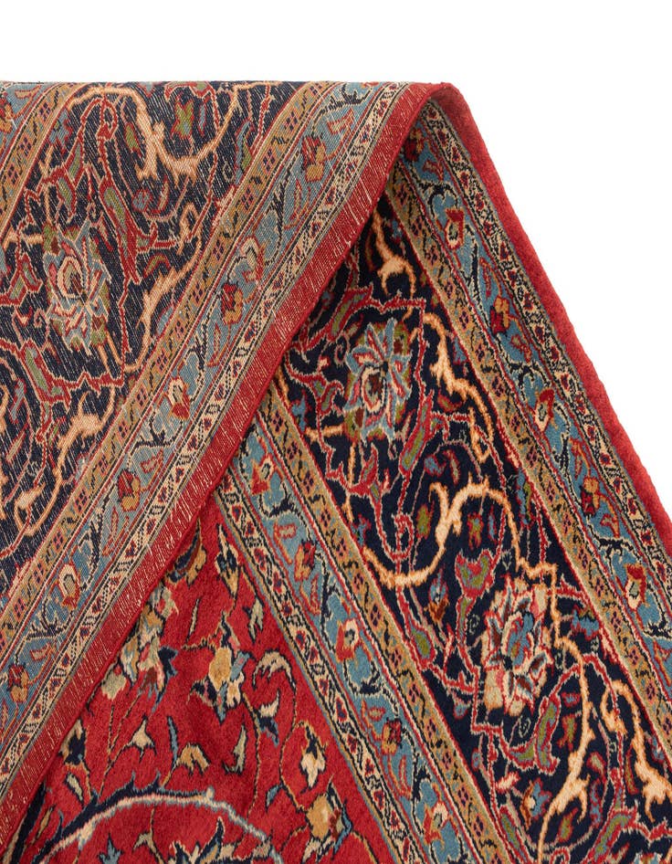 Detail image of  10' x 13' 3 Sarouk Wool Rug