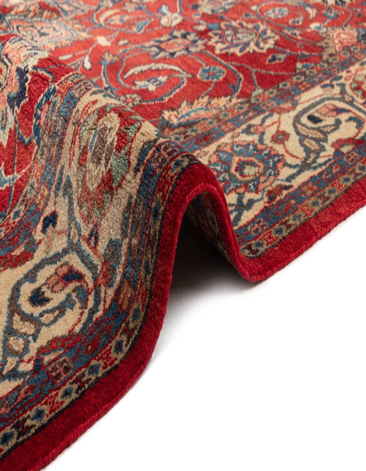 Detail image of  6' 2 x 10' 4 Sarouk Wool Rug