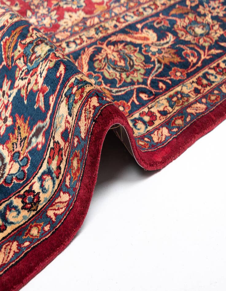 Detail image of  7' 10 x 11' 7 Sarouk Wool Rug