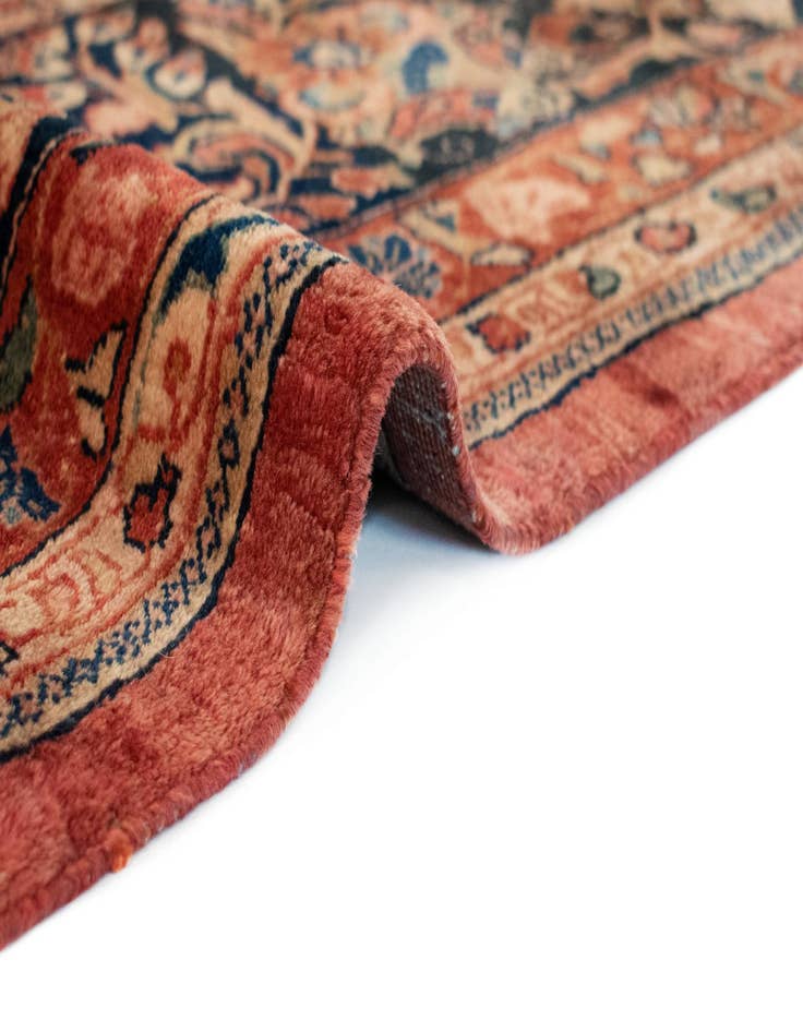 Detail image of  12' x 13' 7 Sarouk Wool Rug