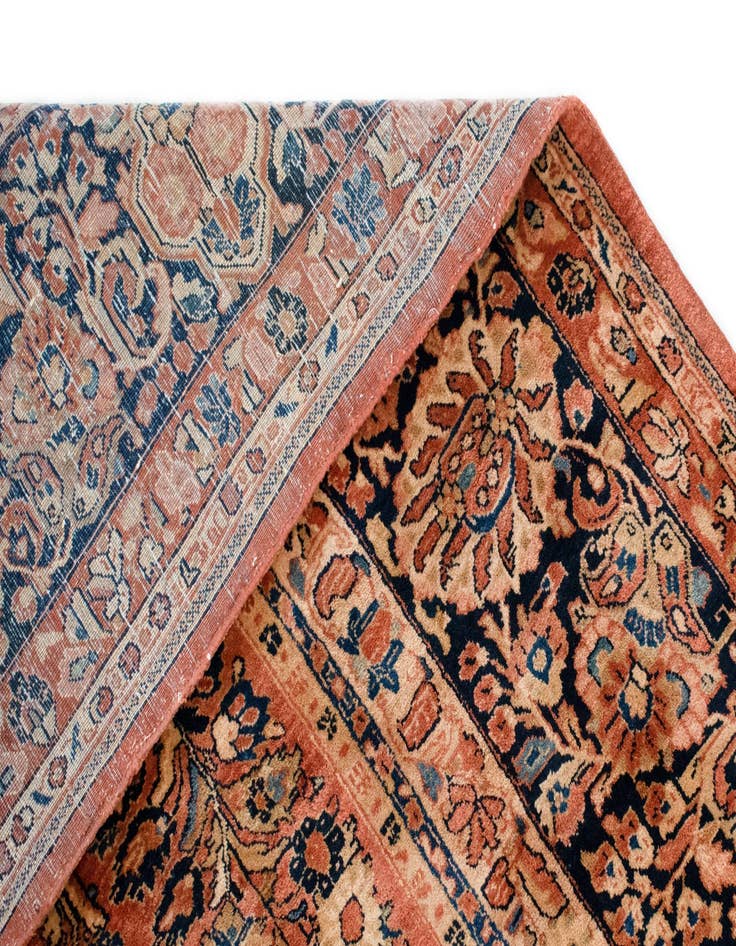 Detail image of  12' x 13' 7 Sarouk Wool Rug