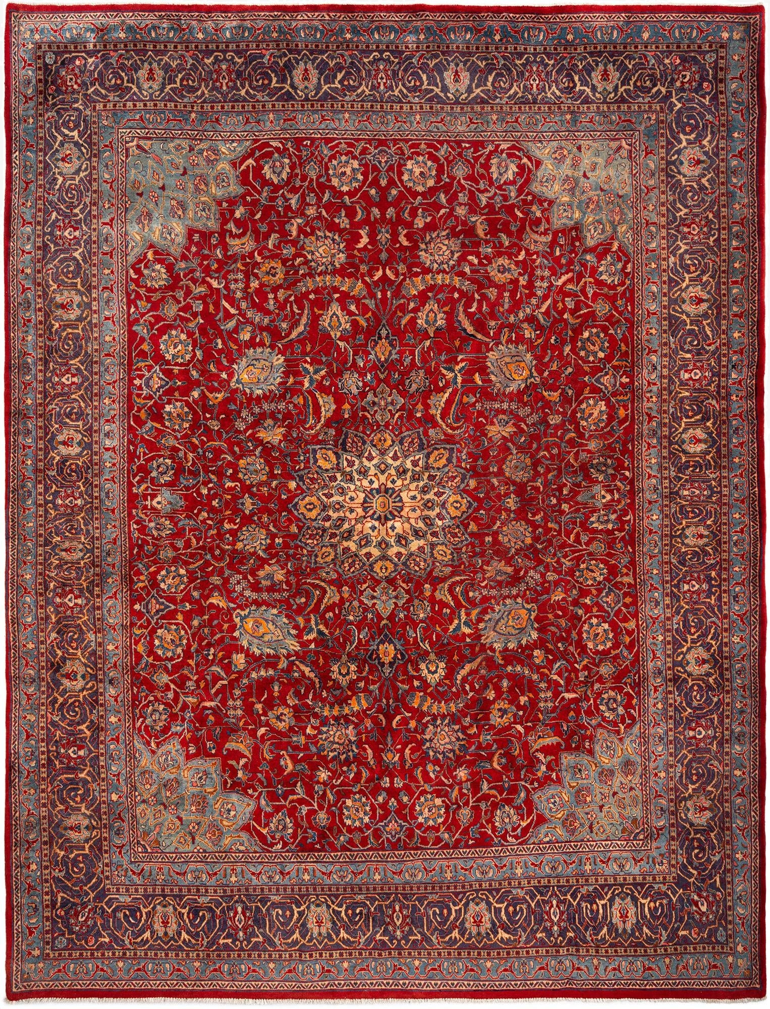  8' 9 x 11' 4 Sarouk Wool Rug