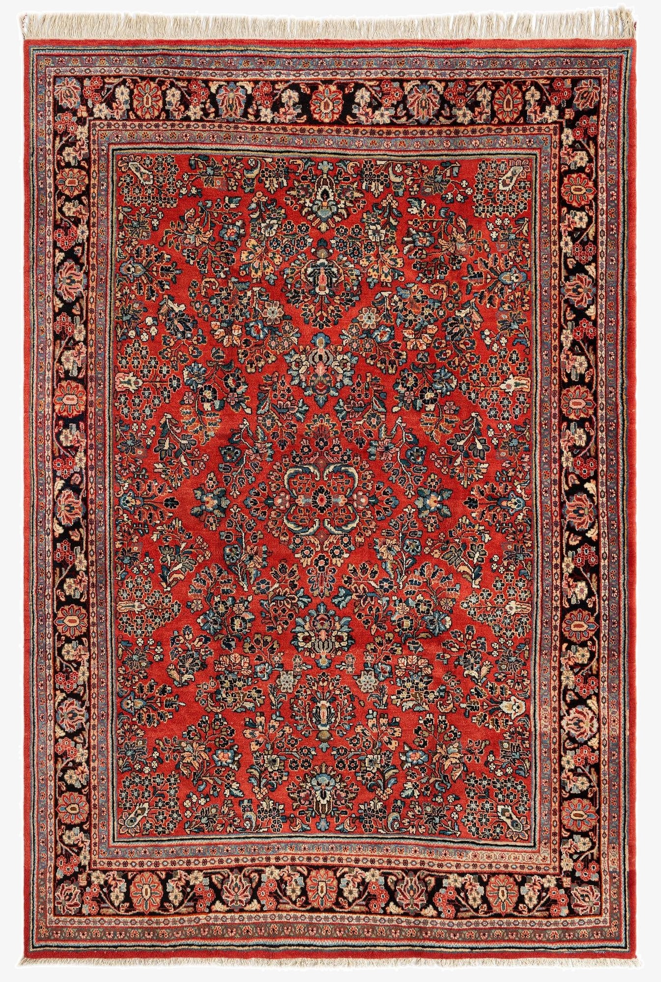  6' 11 x 10' 4 Sarouk Rug