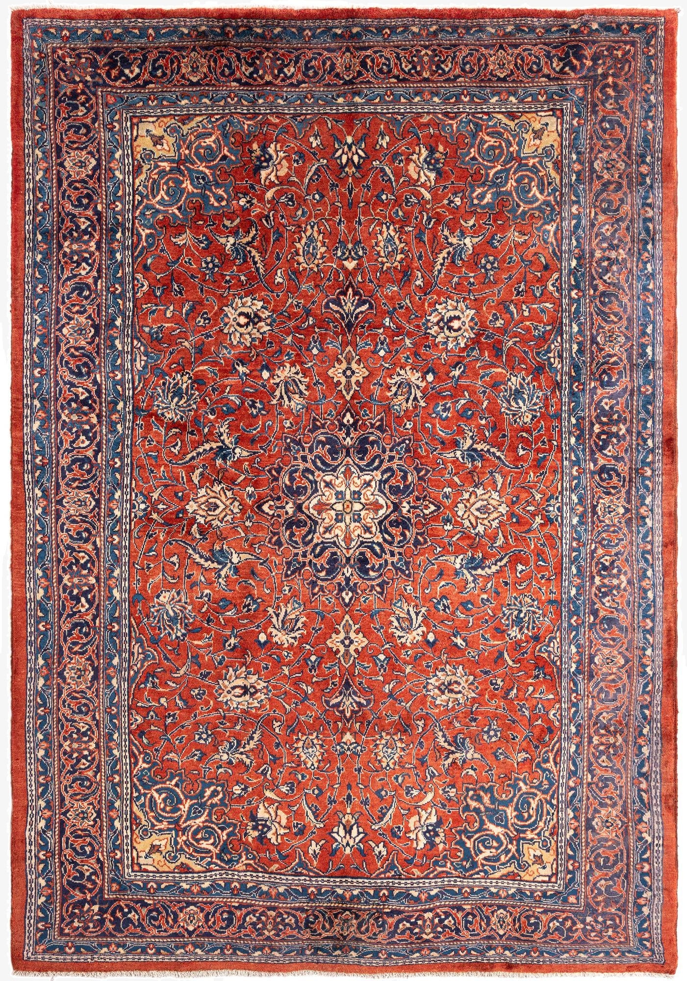  7' 2 x 11' Sarouk Wool Rug