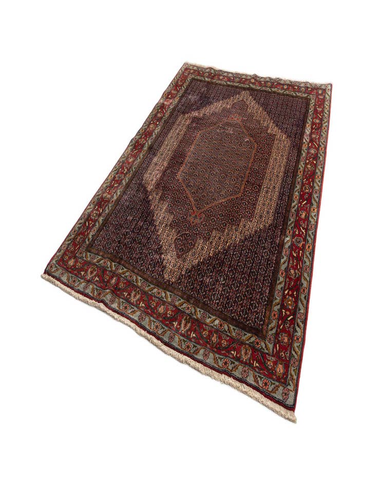 Detail image of  6' 6 x 8' 3 Senneh Wool Rug