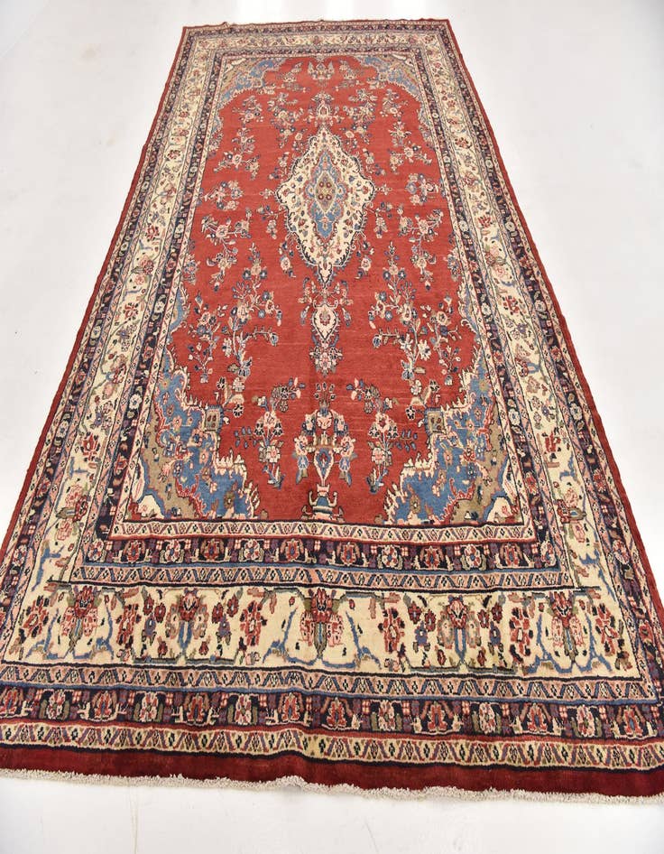 Detail image of  8' 3 x 12' 10  Hand Knotted Shahrbaft Persian Wool Rug