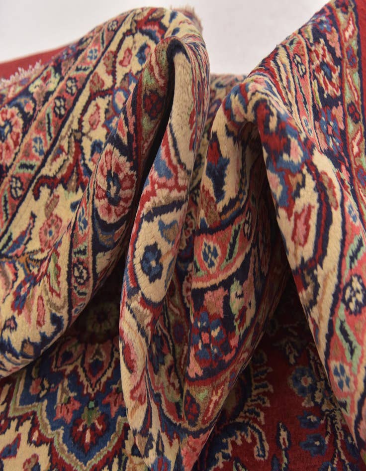 Detail image of  9' 2 x 12' 4  Hand Knotted Shahrbaft Persian Wool Rug