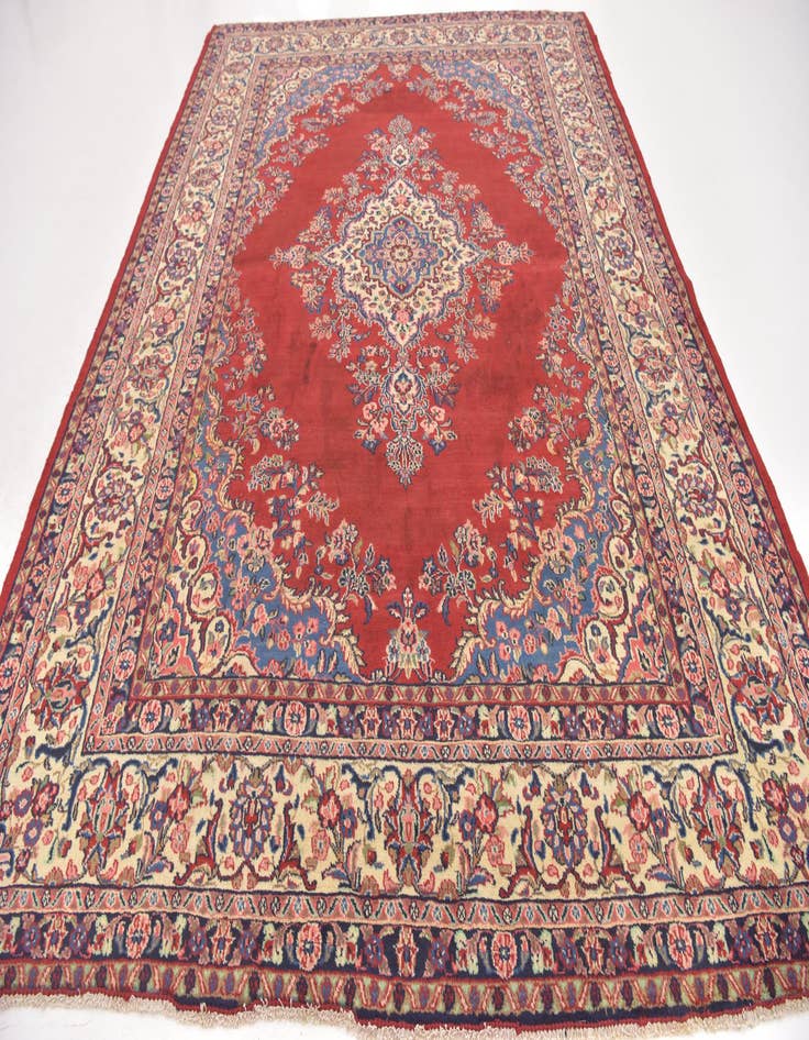 Detail image of  9' 2 x 12' 4  Hand Knotted Shahrbaft Persian Wool Rug