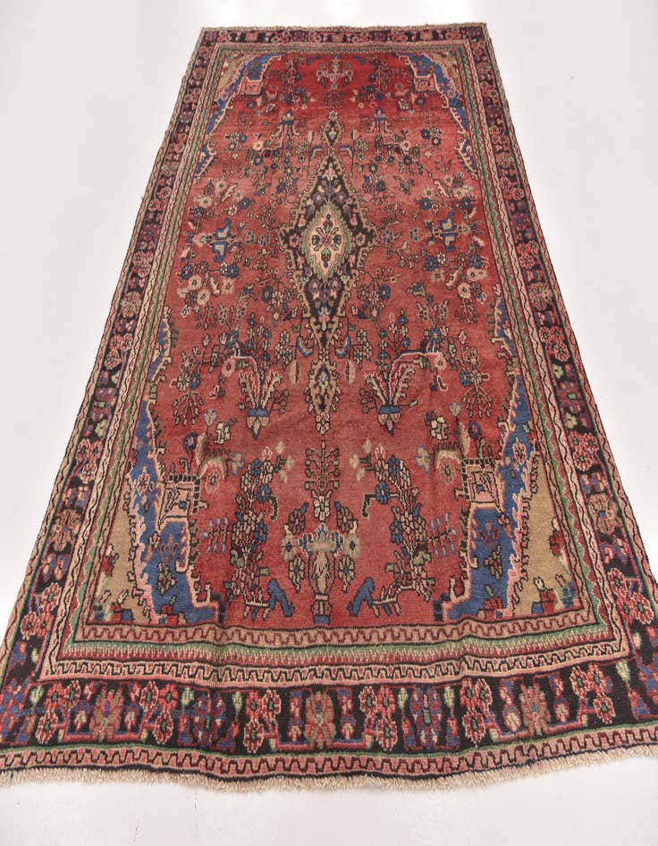 Detail image of  6' x 9'  Hand Knotted Shahrbaft Persian Wool Rug