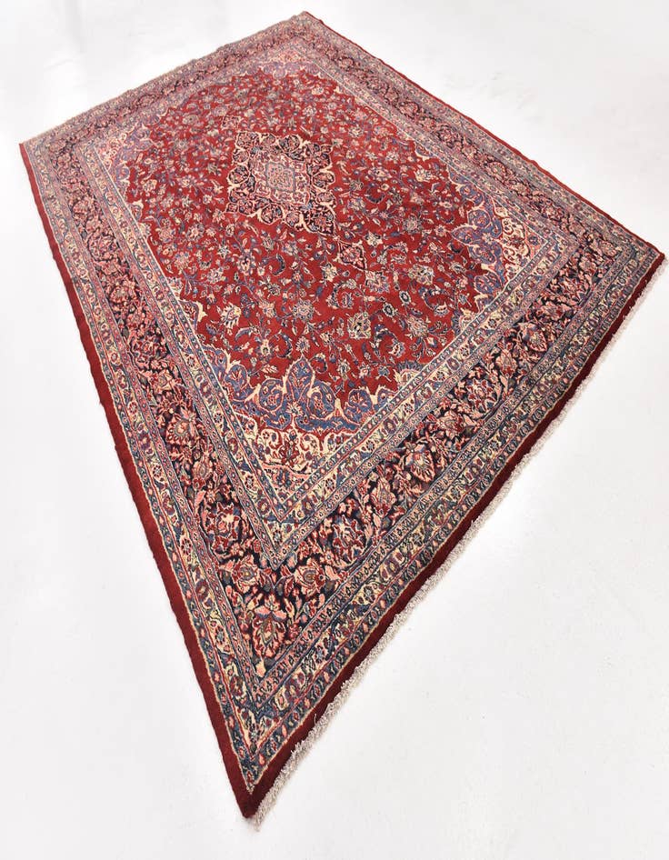 Detail image of  9' 9 x 12' 10  Hand Knotted Shahrbaft Persian Wool Rug