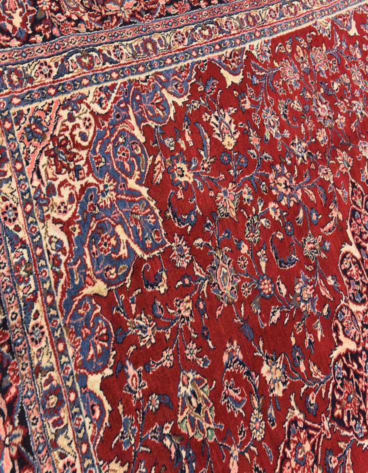 Detail image of  9' 9 x 12' 10  Hand Knotted Shahrbaft Persian Wool Rug