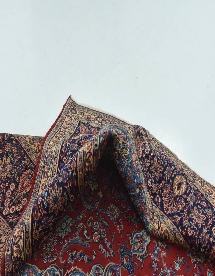 Detail image of  9' 6 x 13'  Hand Knotted Shahrbaft Persian Wool Rug