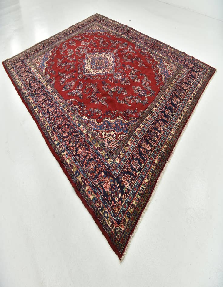 Detail image of  10' 7 x 13' 1  Hand Knotted Shahrbaft Persian Wool Rug