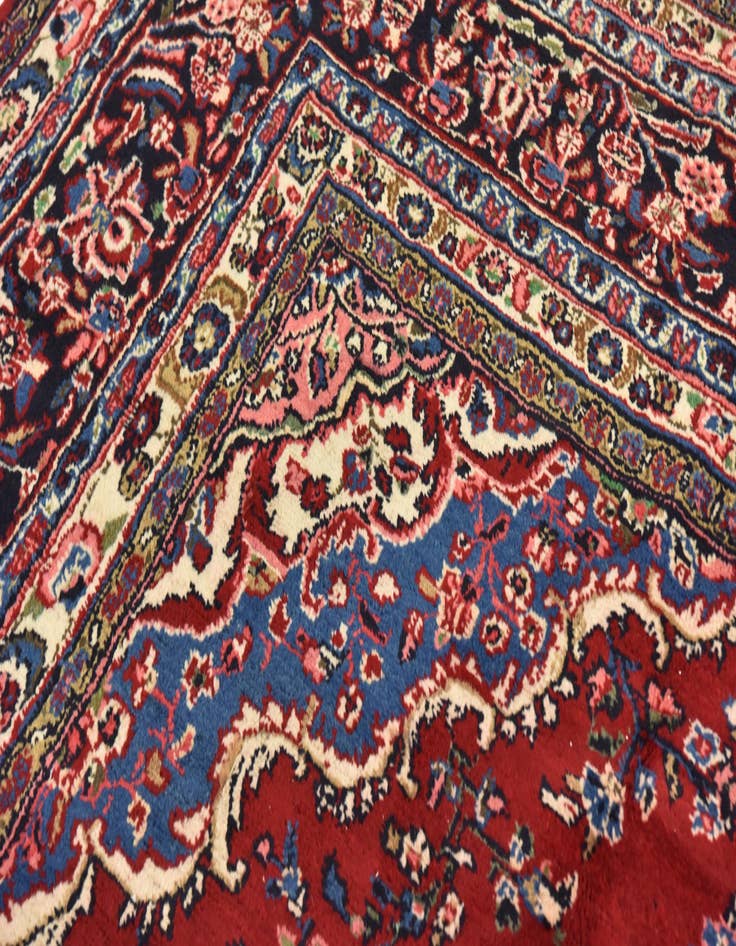 Detail image of  10' 7 x 13' 1  Hand Knotted Shahrbaft Persian Wool Rug