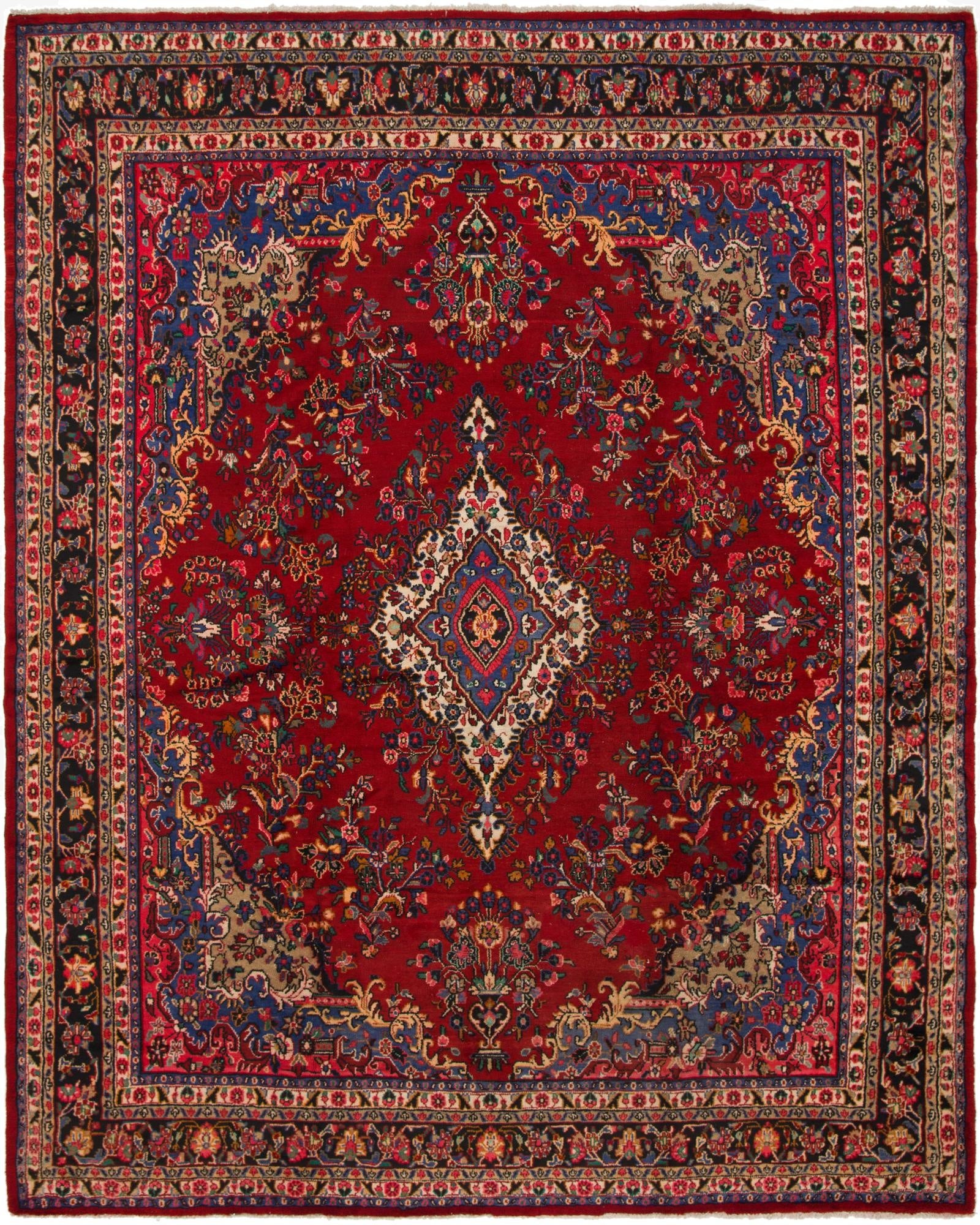  10' x 12' 10  Hand Knotted Shahrbaft Persian Wool Rug