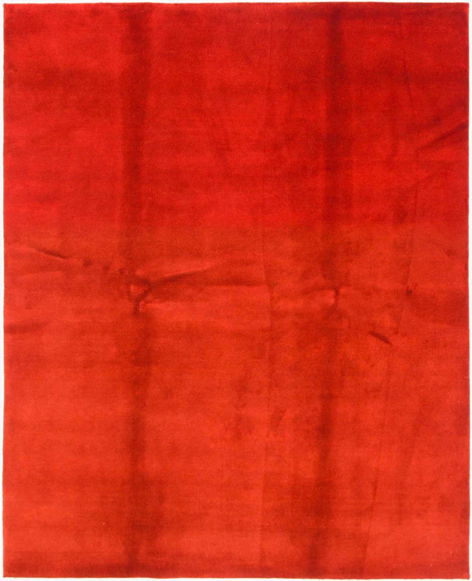  6' 7 x 8' 2  Hand Knotted Shiraz-Gabbeh Persian Wool Rug