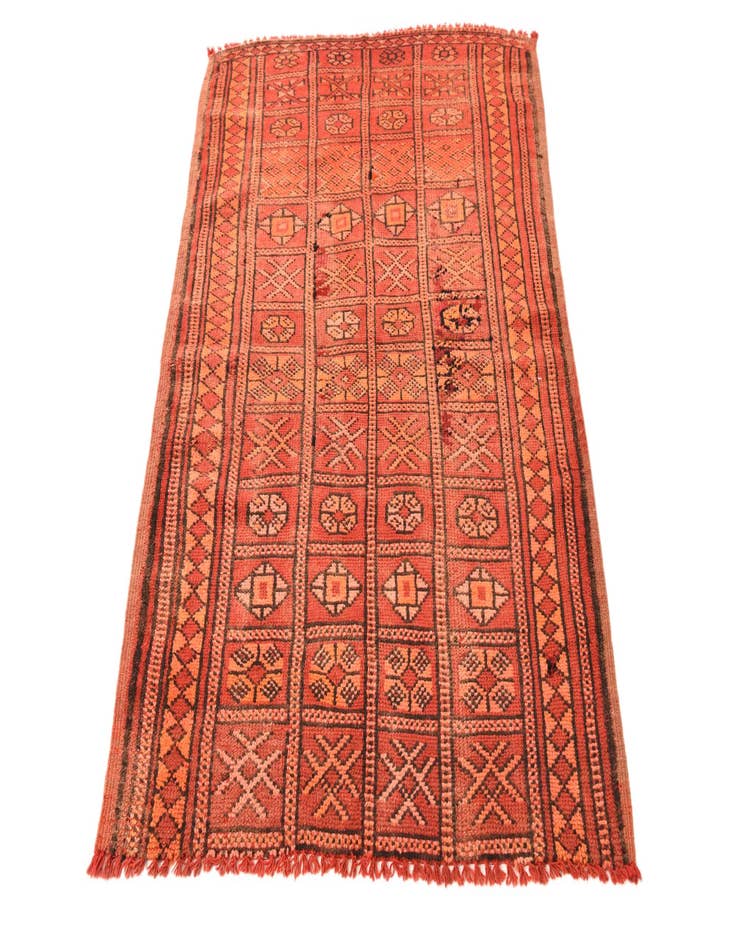 Detail image of 3' 3 x 4' 9 Hand Knotted Shiraz Persian Wool Rug