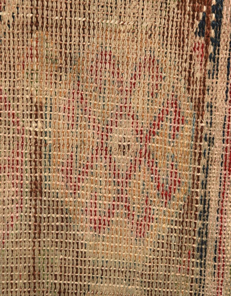 Detail image of  5' x 9'  Hand Knotted Shirvan Persian Wool Rug