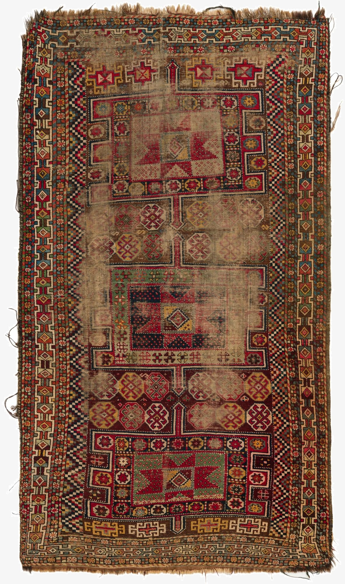  5' x 9'  Hand Knotted Shirvan Persian Wool Rug