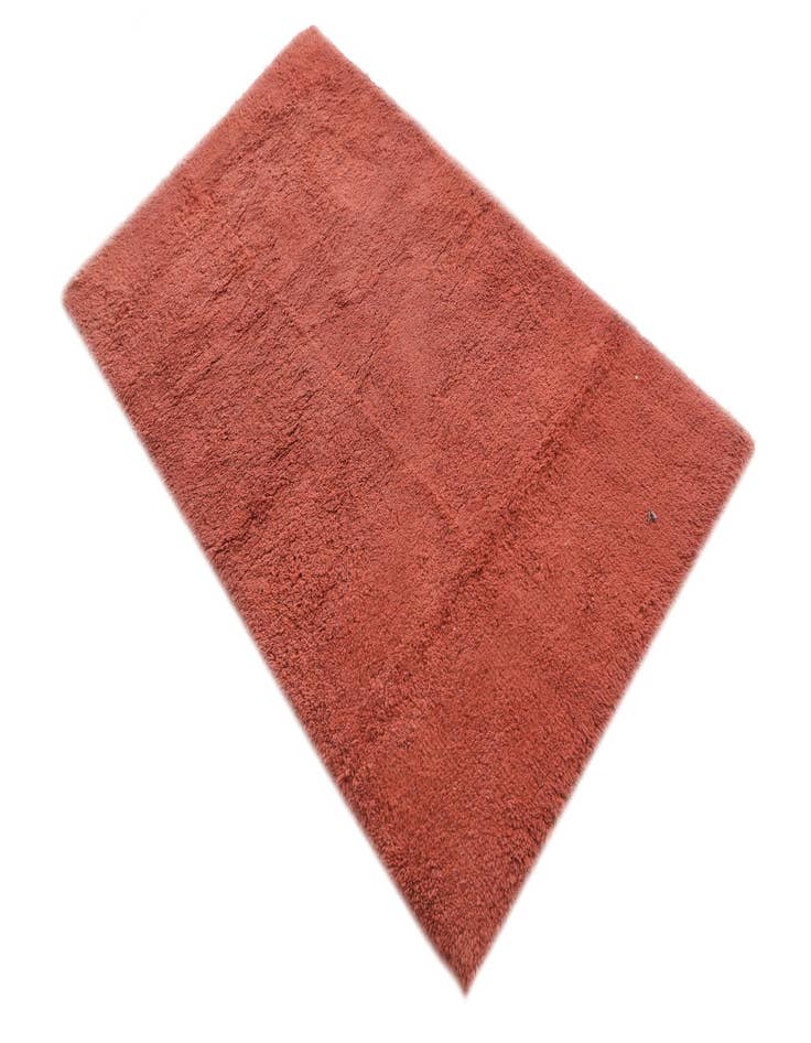 Detail image of  3' x 5'  Hand Knotted Solid Gabbeh Oriental Wool Rug