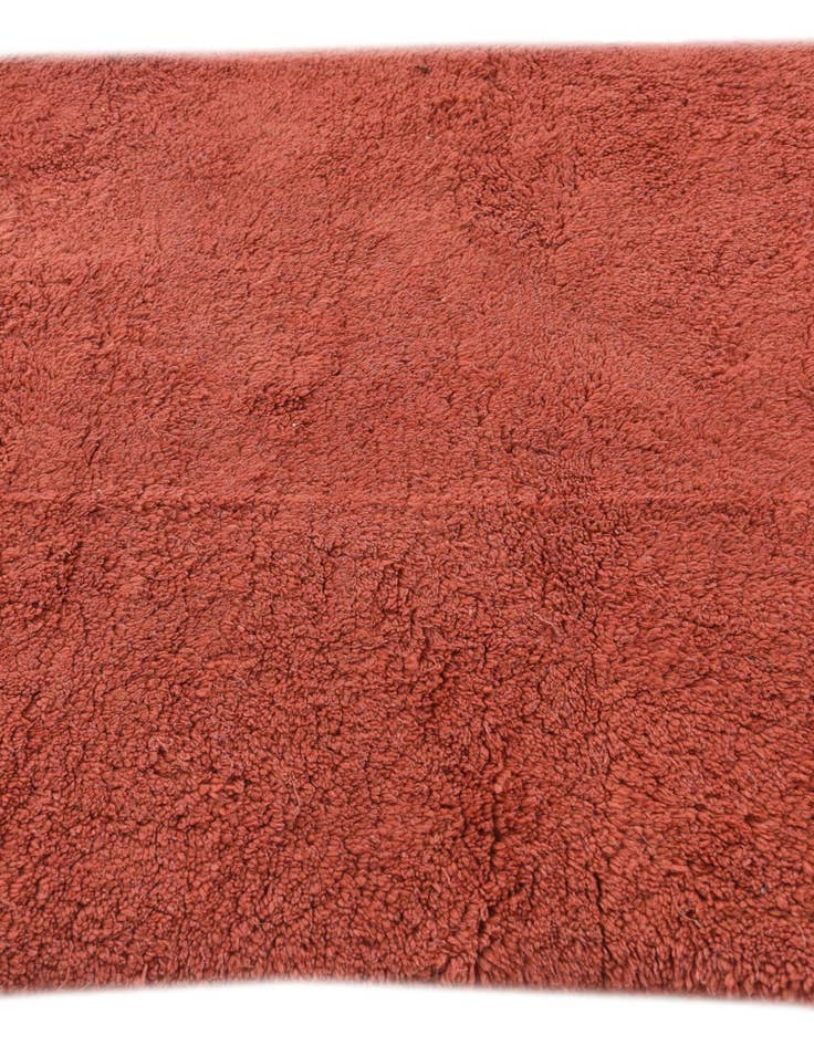 Detail image of  3' x 5'  Hand Knotted Solid Gabbeh Oriental Wool Rug