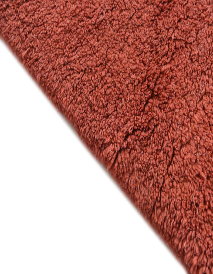 Detail image of  3' x 5'  Hand Knotted Solid Gabbeh Oriental Wool Rug