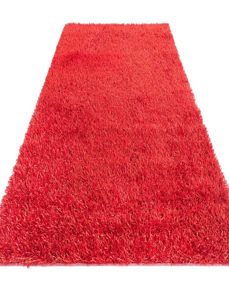 Detail image of  5' 8 x 7' 8  Hand Knotted Solid Shag Oriental Rug