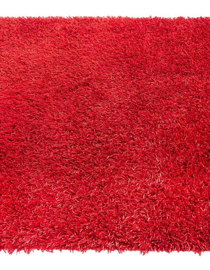 Detail image of  5' 8 x 7' 8  Hand Knotted Solid Shag Oriental Rug