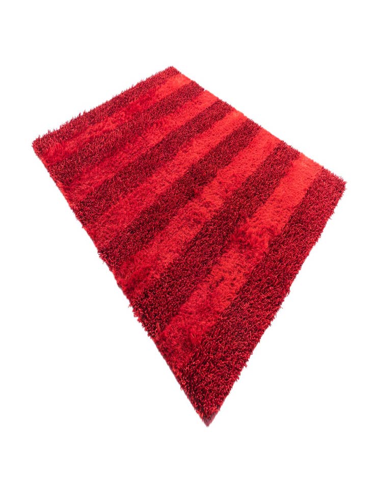 Detail image of  5' x 6' 7  Hand Knotted Solid Shag Oriental Rug