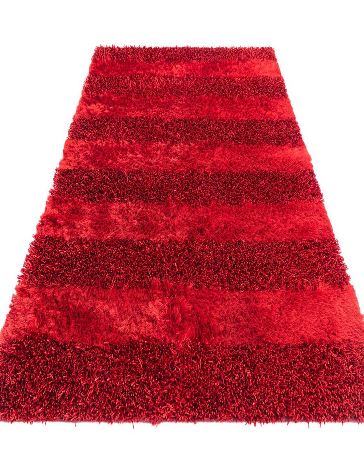 Detail image of  5' x 6' 7  Hand Knotted Solid Shag Oriental Rug