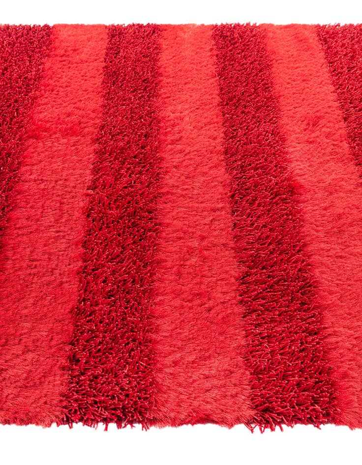 Detail image of  5' x 6' 7  Hand Knotted Solid Shag Oriental Rug