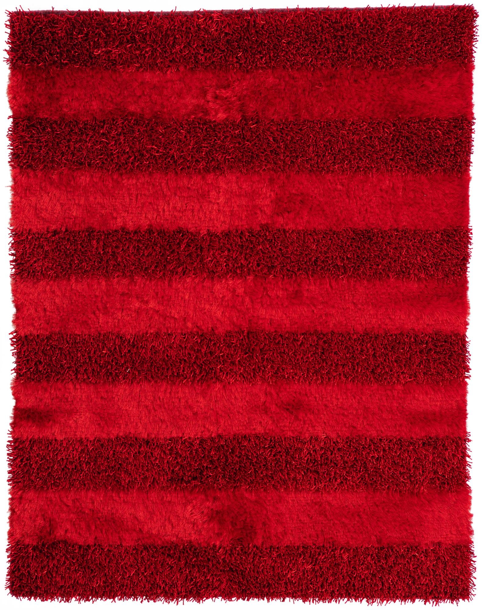  5' x 6' 7  Hand Knotted Solid Shag Oriental Rug