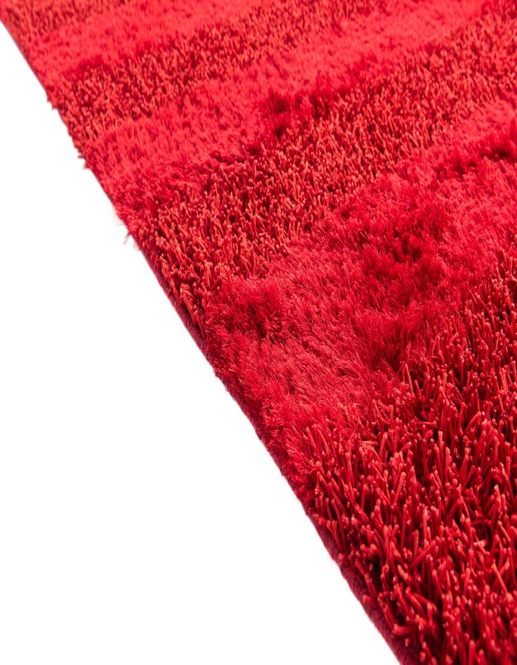 Detail image of  4' 10 x 6' 8  Hand Knotted Solid Shag Oriental Rug