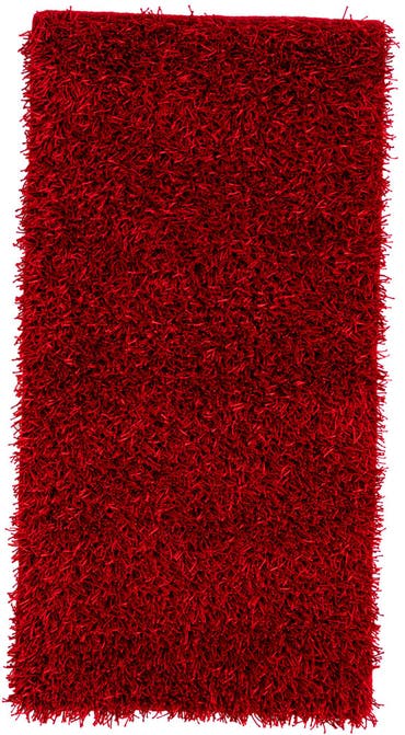  2' 6 x 4' 7  Hand Knotted Solid Shag Oriental Rug