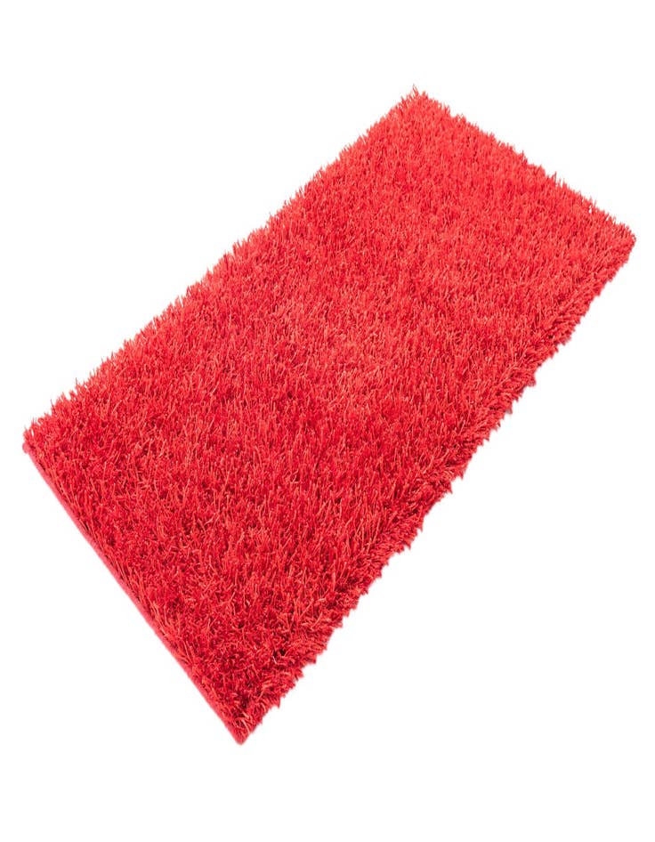 Detail image of  2' 6 x 4' 9  Hand Knotted Solid Shag Oriental Rug