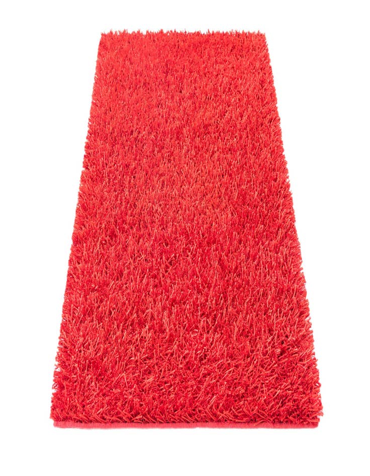 Detail image of  2' 6 x 4' 9  Hand Knotted Solid Shag Oriental Rug