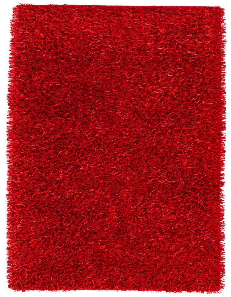 Detail image of  2' 6 x 4' 9  Hand Knotted Solid Shag Oriental Rug