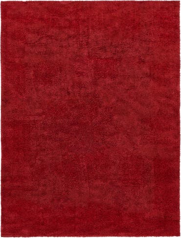  9' x 12' 2 Solid Shag Rug