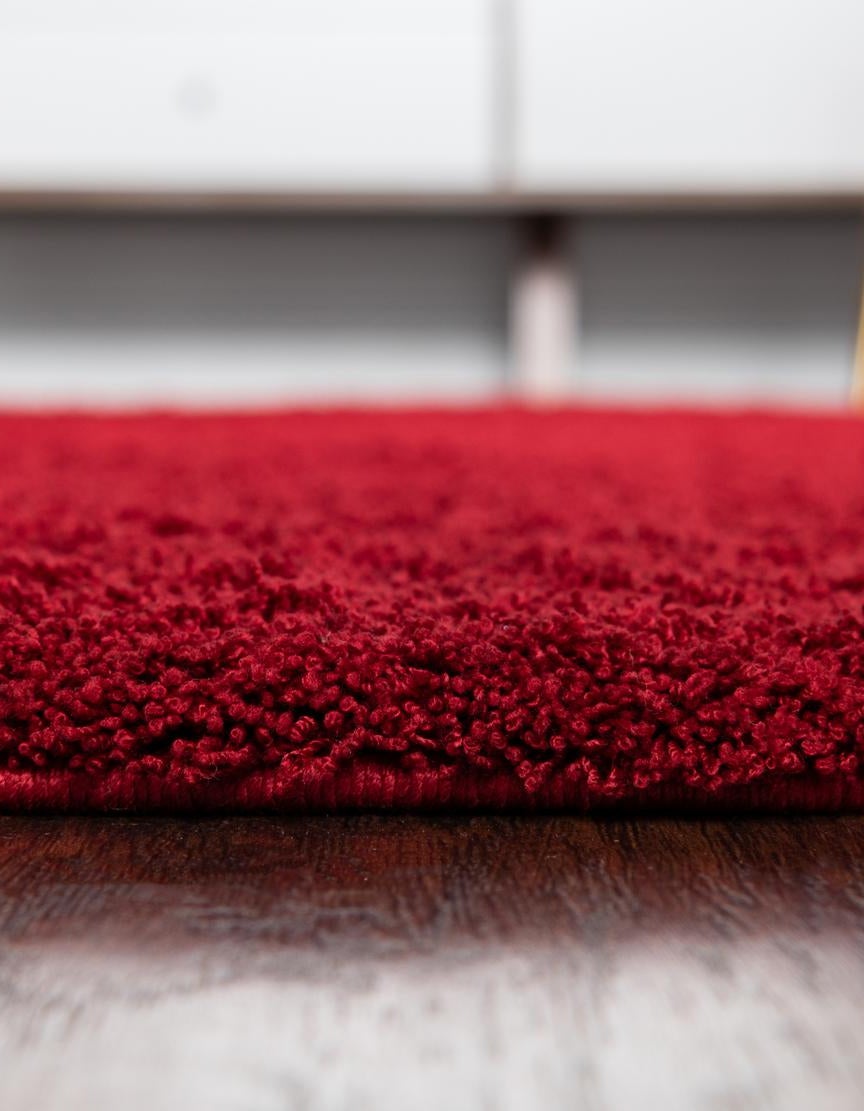 Red 8' x 10' Solid Shag Rug | Rugs.com