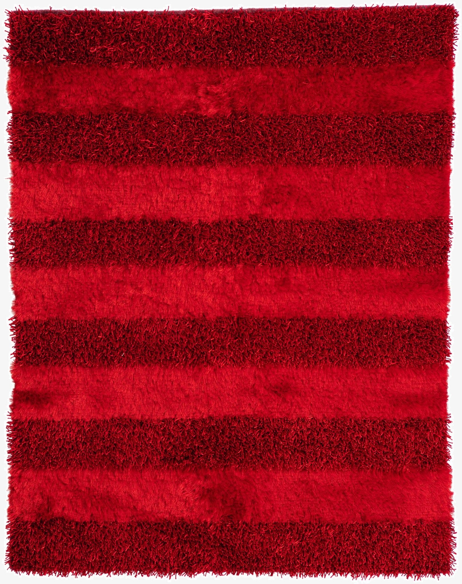  5' x 6' 7  Hand Knotted Solid Shag Oriental Rug