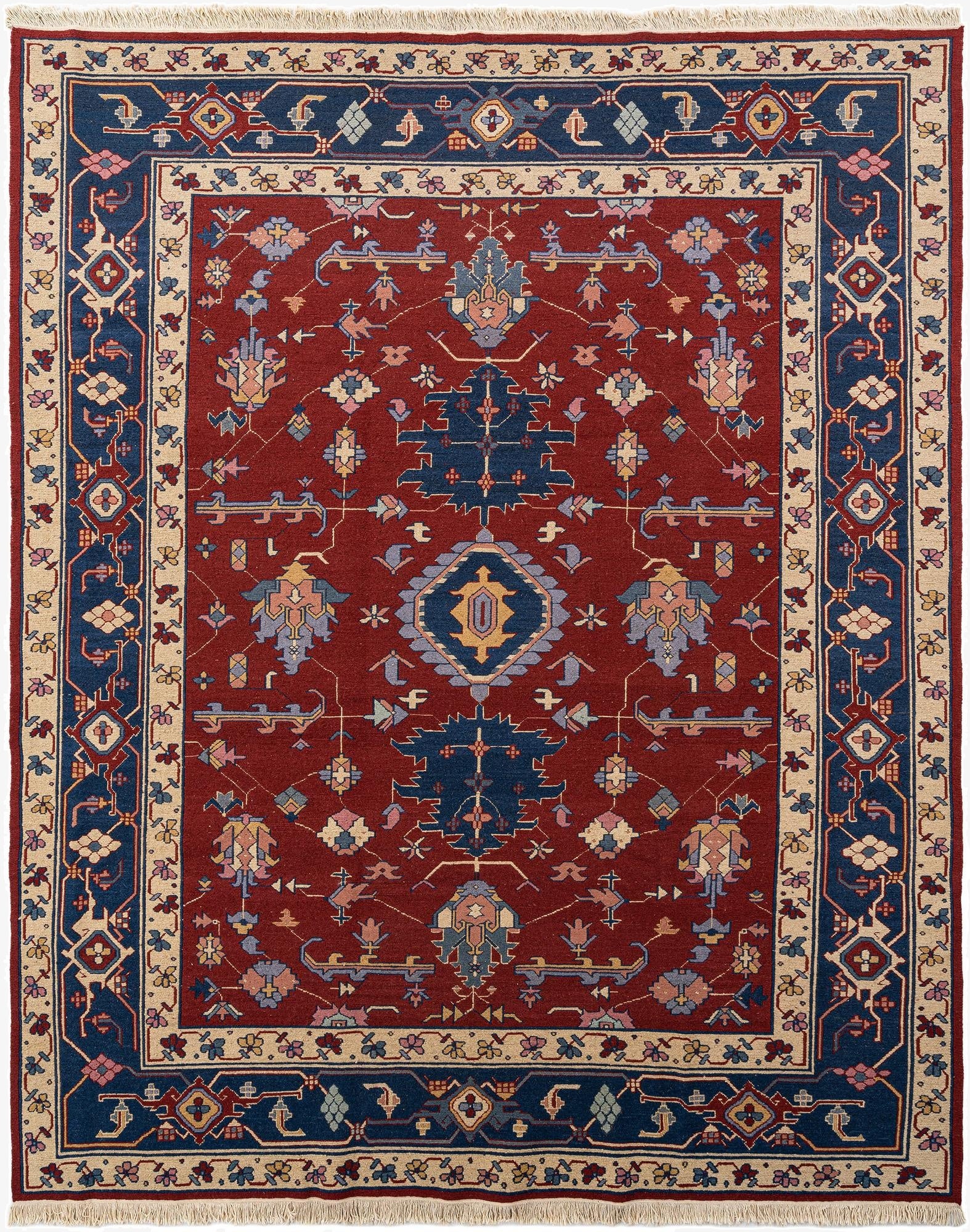  8' 1 x 10' 1 Soumack Kelim Rug
