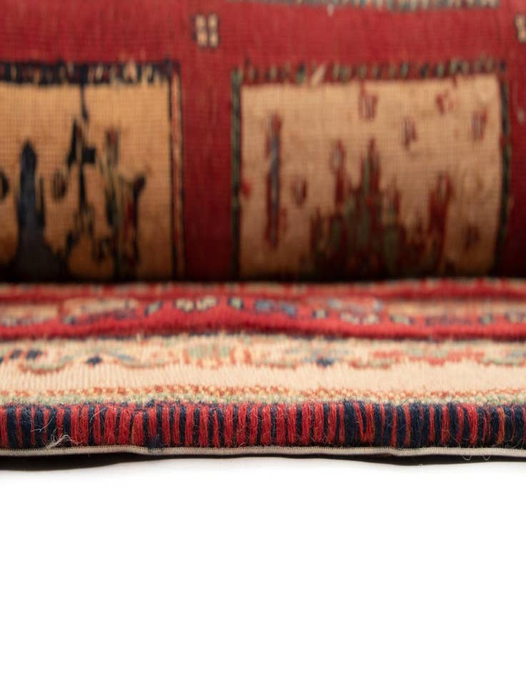 Detail image of  6' 7 x 9' 7 Sumak Kilim Rug