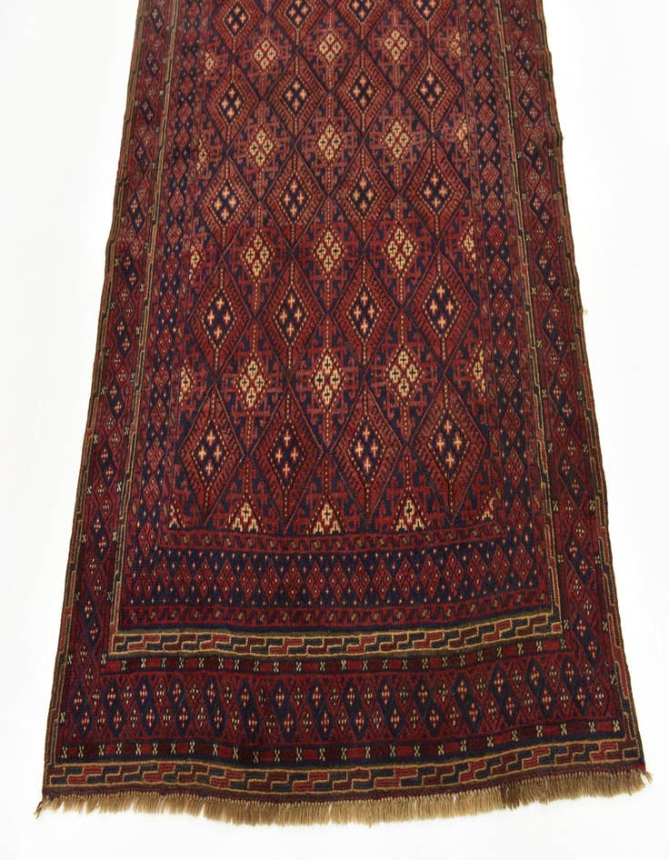 Detail image of  4' 9 x 6' 5  Hand Knotted Sumak Wool Rug