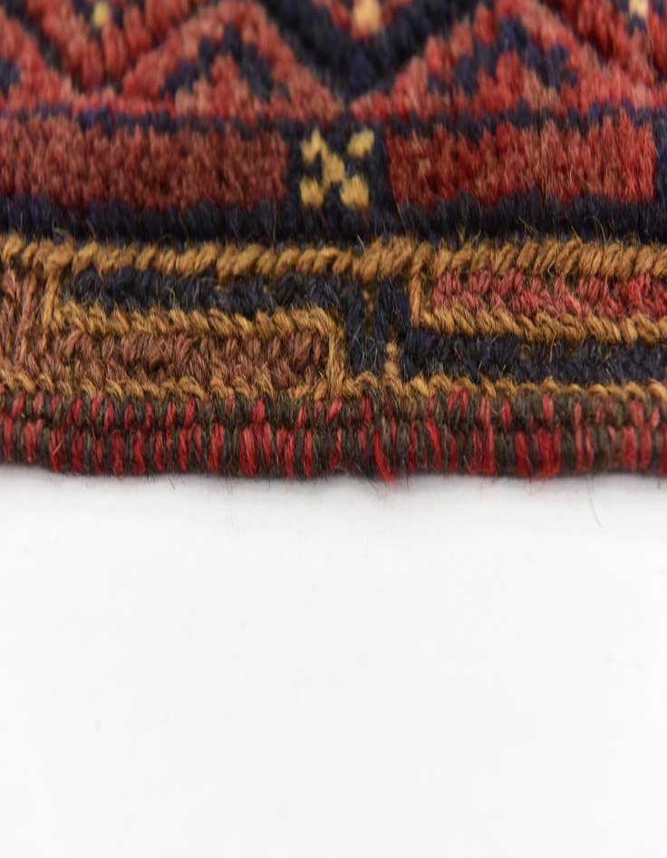 Detail image of  4' 9 x 6' 5  Hand Knotted Sumak Wool Rug