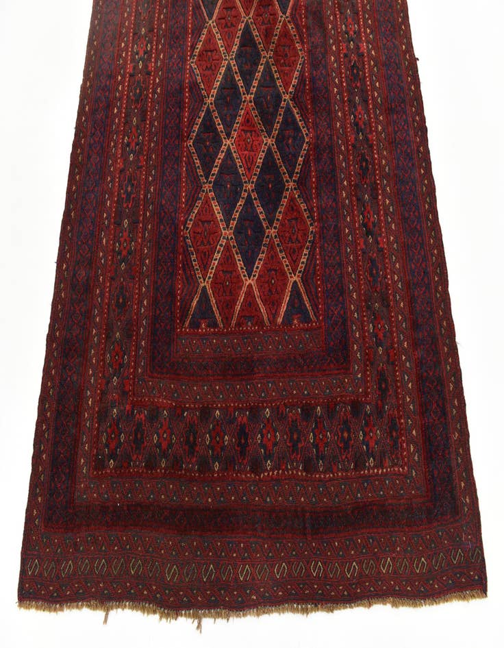 Detail image of  4' 10 x 6' 4  Hand Knotted Sumak Wool Rug