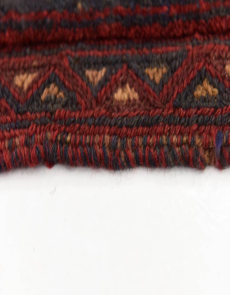 Detail image of  4' 10 x 6' 4  Hand Knotted Sumak Wool Rug