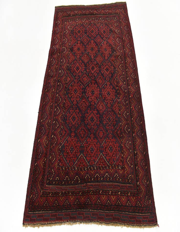 Detail image of  4' 2 x 6' 5  Hand Knotted Sumak Wool Rug