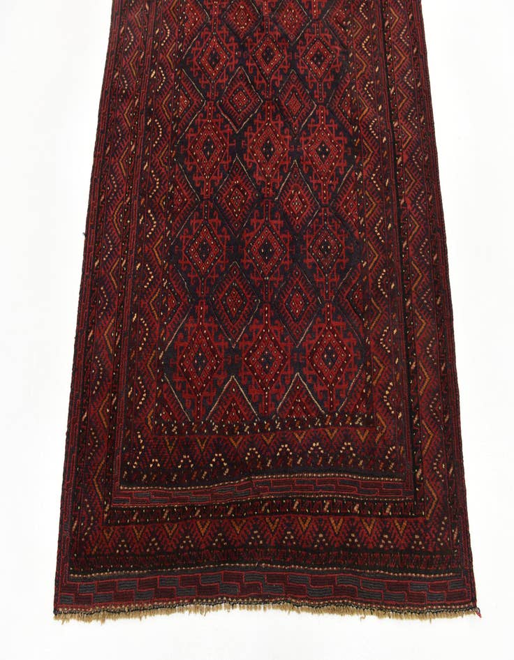 Detail image of  4' 2 x 6' 5  Hand Knotted Sumak Wool Rug